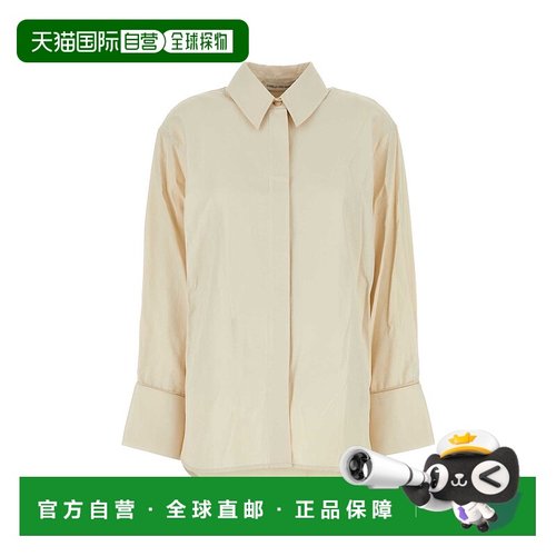 1h可退 潮奢 CAMILLA 女士 Cipher 沙色棉质聚酯宽松款衬衫 M2T60