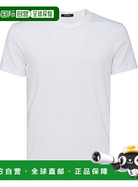 1h可退 潮奢 Tom Ford 汤姆 福特 男士 白色棉质T恤 T4M081040100