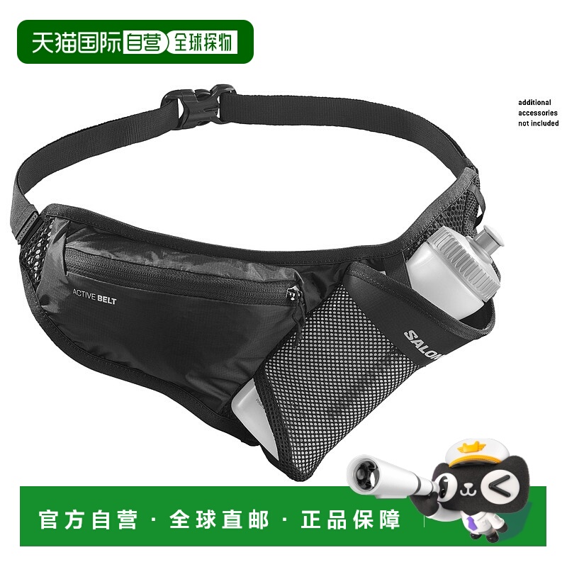 1h可退 SALOMON 男士腰包 5104706BLACK CO 黑色萨洛蒙