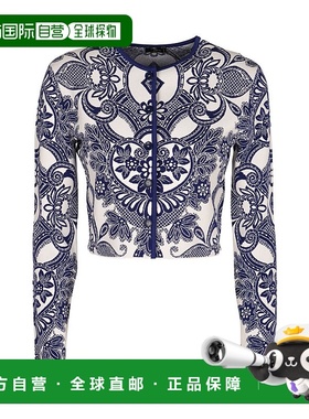 1h可退 ETRO 女士针织毛衣 WRKE0048AV549B0309 SS2025 蓝色