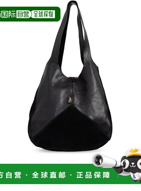 CHLOÉ 女士手提包 CH25WS642Q51001 CO 黑色 Black suede and lea