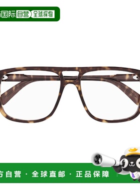 GUCCI 男士眼镜 18CO58G0A15967 SS2025 棕色 Gucci Gg1035O Line