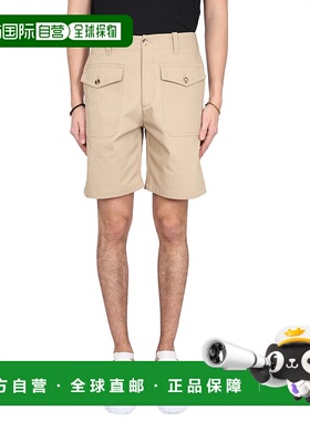 ALEXANDER MCQUEEN 男士休闲裤 730730 SS2023 浅棕色短裤