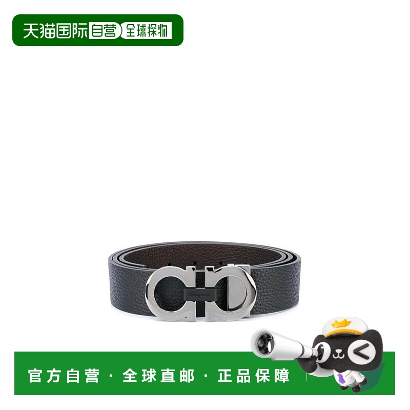 1h可退 salvatore ferragamo 男士 腰带菲拉格慕双面牛皮