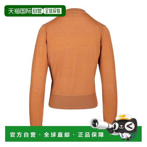 CHLOÉ 女士针织衫 CH25AMP45616246 AW2025 棕色 Wool Sweater