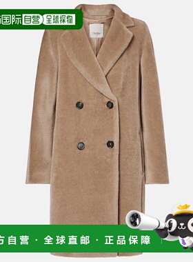 1h可退 潮奢 'S Max Mara 女士 Roseto 羊驼毛羊毛大衣