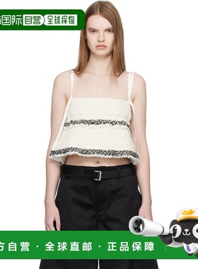 潮奢 Sacai 女士 灰白色吊带背心 2608413