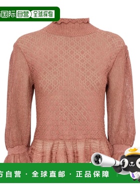 CHLOÉ 女士针织衫 CH26SMP136206T2 SS2026 粉红色 Lurex Knit Sw