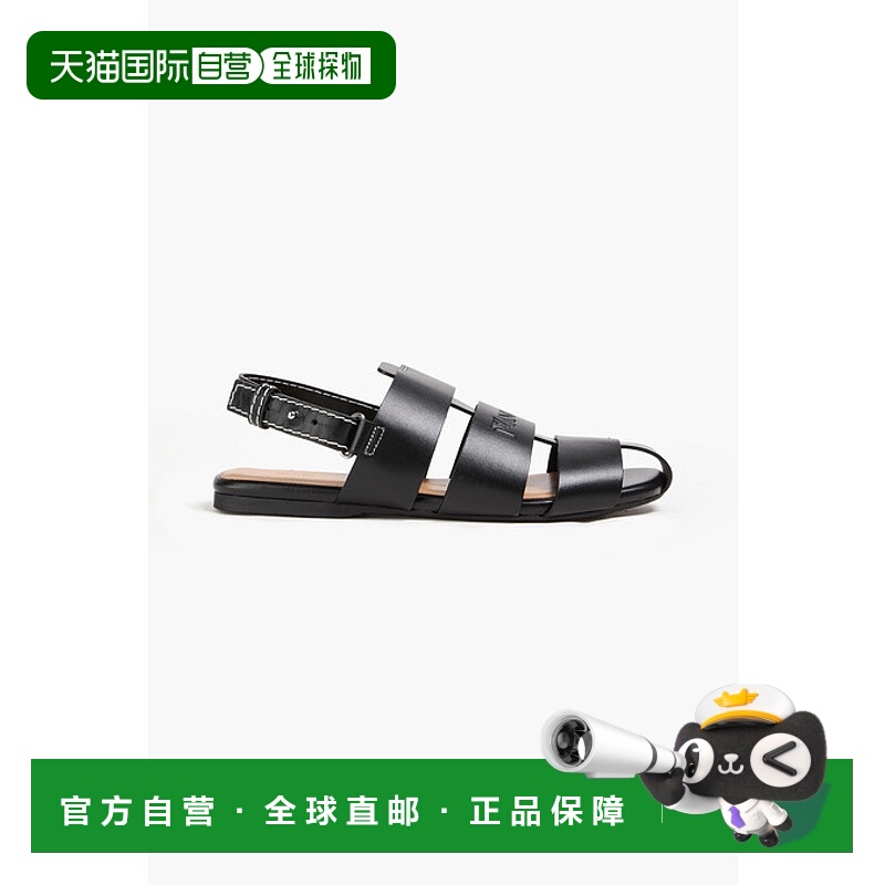 1h可退 潮奢 J.W. Anderson 女士 皮质露跟凉鞋 ANW42215A19530BL