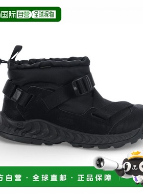 Keen 男士 Hoodzerra II 黑色防水靴 1029651户外鞋