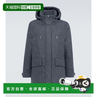 1h可退 潮奢 zegna 杰尼亚 男士 羊毛羽绒服 grey灰色 舒适时尚