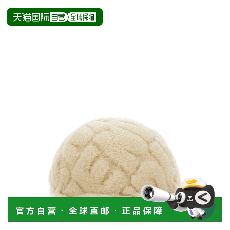 1h可退 FENDI 女士帽子 FXQ226AQE9F0QM0 AW2023 白色 Wool Baseb