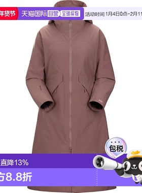 1h可退 ARC'TERYX始祖鸟女士ALESSA LONG PARKA GTX收腰棉羽长款