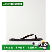 潮奢 toteme 女士 1h可退 鳄鱼纹皮质人字拖 252WAS4557LE0076DAR