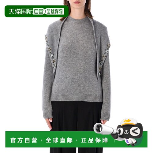 PRADA 女士针织衫 26AP24F3F17E2F0031 AW2026 灰色
