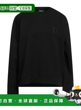 1h可退 潮奢 Dsquared2 二次方 女士 运动衫 black黑色 舒适时尚