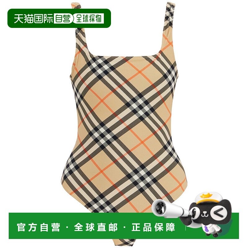 BURBERRY 女士泳装 8089677B9368 SS2025 棕色 Burberry Swimwear