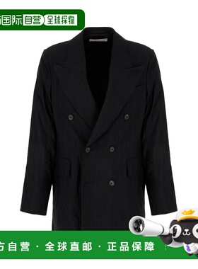 1h可退 潮奢 Our Legacy 男士 黑色粘胶纤维混纺西装外套 M4220SB