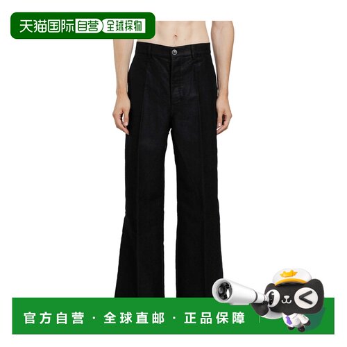 RICK OWENS 男士休闲裤 RU02F4332MOR09 AW2026 黑色