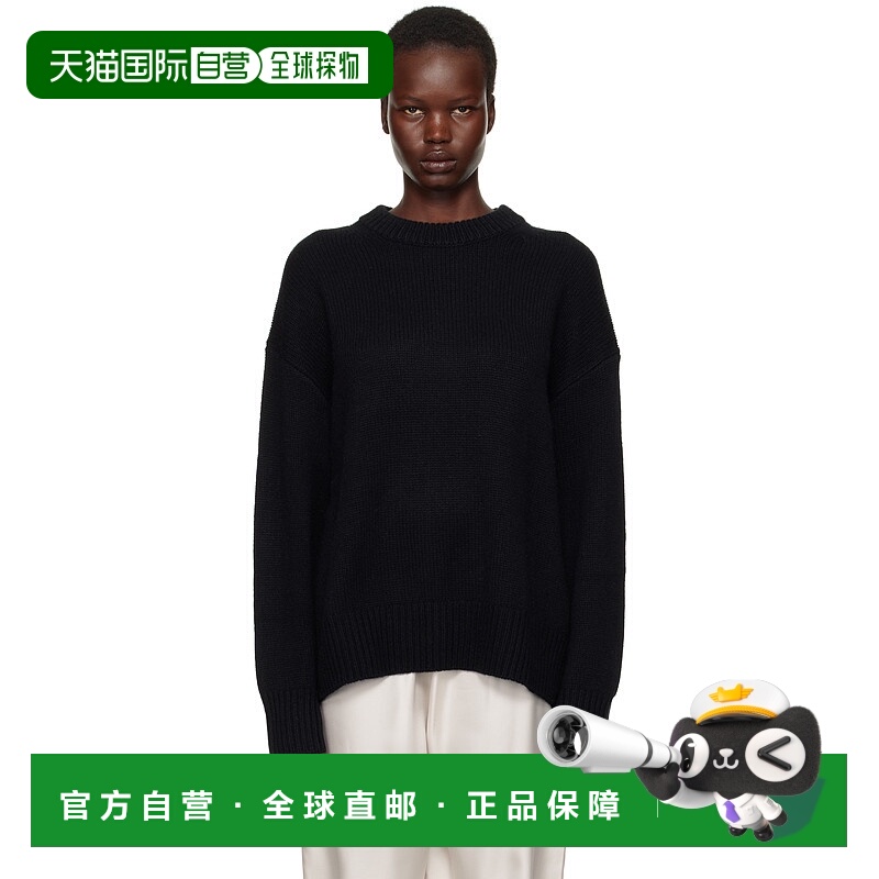 1h可退 潮奢 LISA YANG 女士 黑色 Renske 毛衣 2023214长袖针织