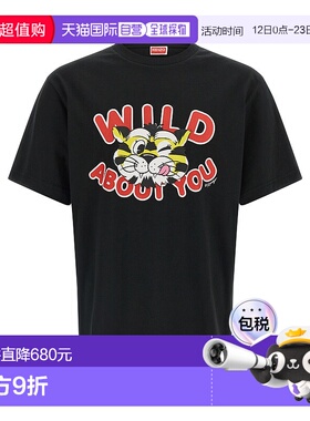 KENZO 男士T恤 FG55TS2064SG99J SS2026 黑色男装