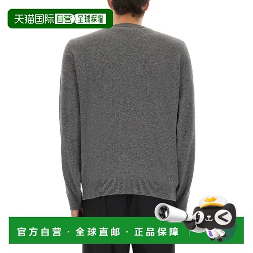 MOSCHINO 男士针织衫 092552020506 AW2025 灰色 长袖毛衣