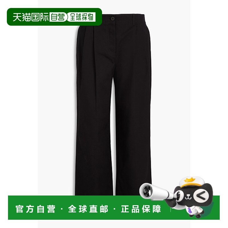 1h可退 潮奢 TOTÊME 女士 棉质斜纹布直筒裤 242WRB1641FB0103001