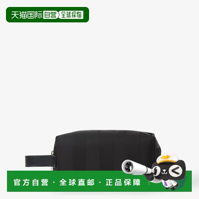 FENDI 男士化妆包 7N0170B110F0GXN AW2026 黑色 Fendi Lui Beaut