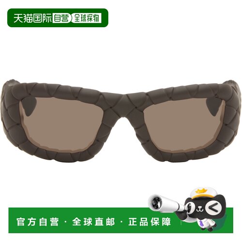 Bottega Veneta 葆蝶家 男士 棕色 Intrecciato Rectangular 太阳