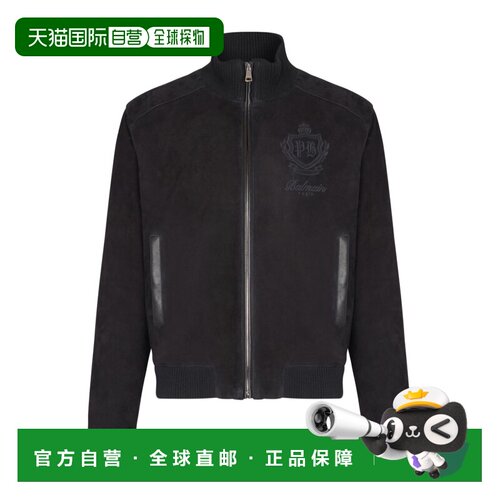 1h可退 奢淘 Balmain 长袖皮夹克 男 FH0TFA87LD91