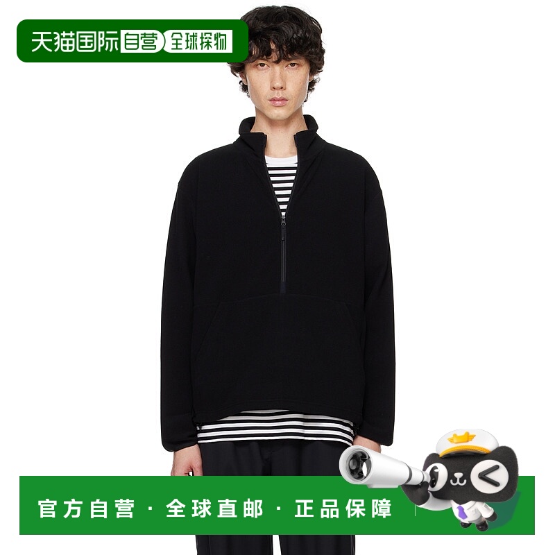 1h可退 潮奢 GOLDWIN 男士 黑色 POLARTEC Power Stretch Half Zi