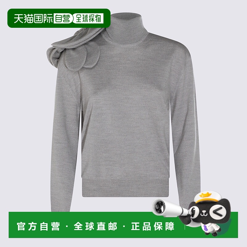 1h可退 MOSCHINO 女士针织衫 252D090354010486 AW2025 灰色