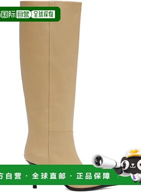 1h可退 潮奢 aeyde 女士 驼色 Tula 高筒靴 A11KBTULP75ST95FW249