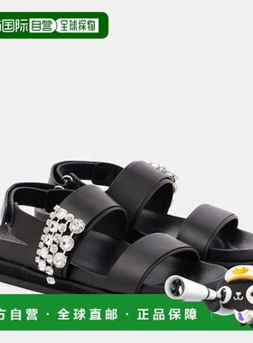 1h可退 潮奢 Jimmy Choo 周仰杰 女士 Verity 精饰皮质凉鞋