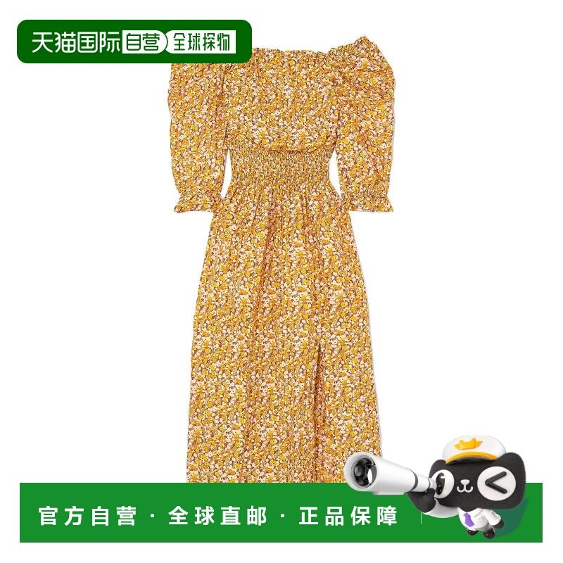 1h可退 潮奢 RIXO 女士 长款连衣裙 yellow黄色 舒适时尚,女装/女士精品,连衣裙,淘宝优惠券,粉丝福利购,淘宝优惠卷