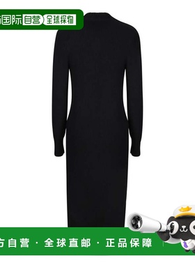 SACAI 女士连衣裙 06822001 AW2023 黑色 Wool dress by Sacai