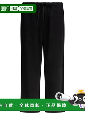 TOTEME 女士休闲裤 252WRB1709FB0192001 SS2025 黑色