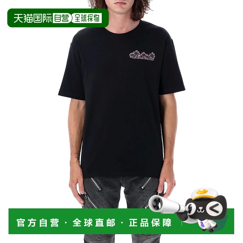 1h可退 BALMAIN 男士T恤 24ADH1EG000GD82EAH-0 AW2024短袖