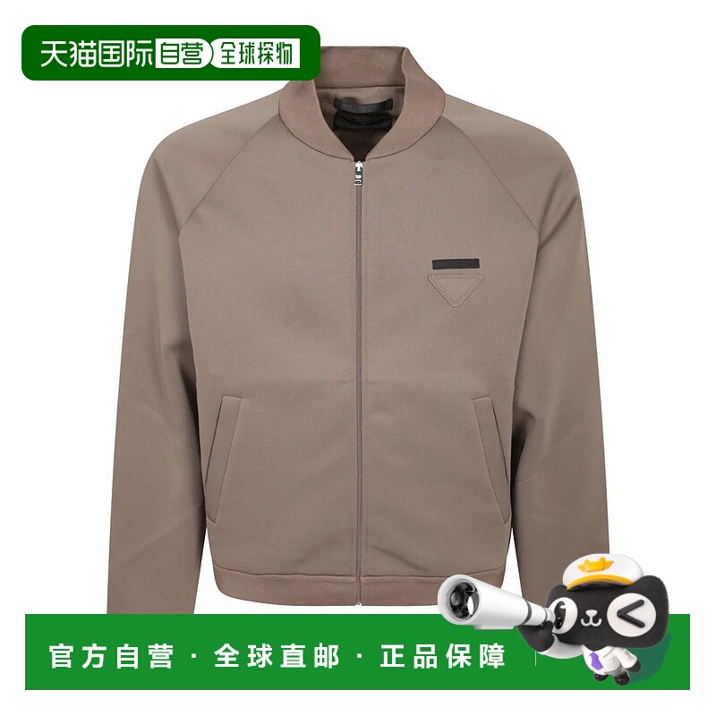 1h可退 PRADA 男士夹克 UJL40C1TQXF063M AW2025 灰色 FELPE