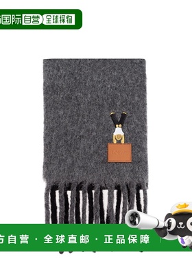 LOEWE 女士围巾 FSF4SS1W030DARKGREYBLACK CO 灰色