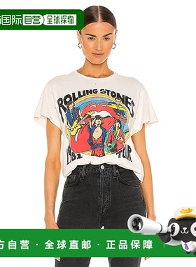 1h可退 潮奢 Madeworn 女士 Rolling Stones T恤(白色) MWRS240T