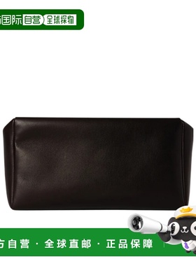 THE ROW 女士钱包 W1867L614DBAS AW2025 黑色 方形小巧手拿包