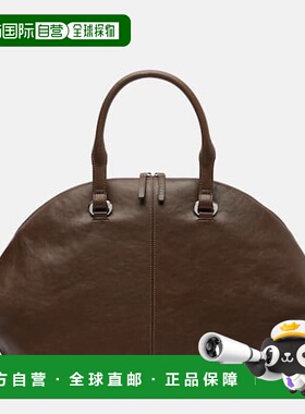 1h可退 潮奢 Staud 女士 Hester 皮革手提包 brown棕色 舒适时尚