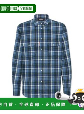 DSQUARED2男士衬衫S74DM0948D35296001F长袖男装