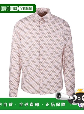 BURBERRY 男士衬衫 8104476C2143 SS2025 粉红色 SP25-MW-SIP-2.2