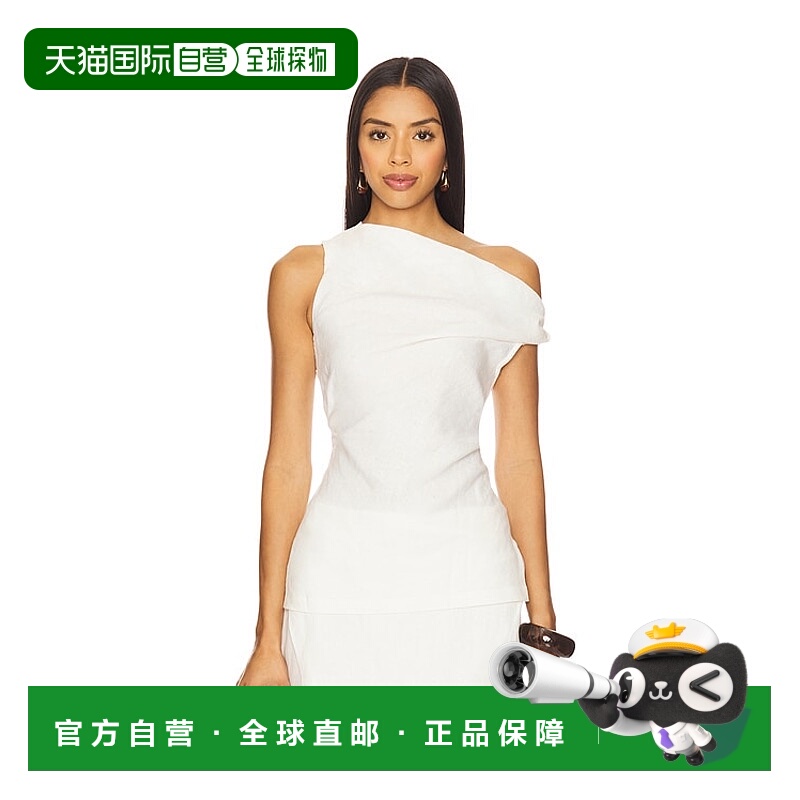 1h可退 潮奢 FAITHFULL THE BRAND 女士 Suis 上衣 FF3955WHT