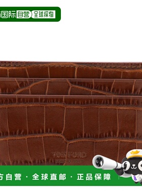 潮奢 Tom Ford 汤姆 福特 男士 皮革卡套(淡褐色) Y0413LCL439SEB