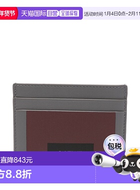 LOEWE 男士钱包 C643322X520145 AW2025 灰色徽标 卡包卡夹