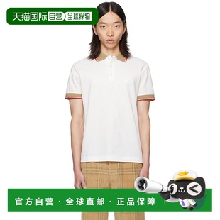 巴宝莉 男士 Cotton 潮奢 Pol Collar Burberry Logo 1h可退 白色