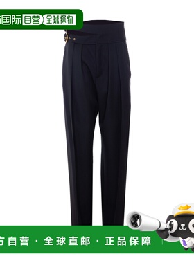 CHLOÉ 女士休闲裤 26SPA08067001 CO 黑色 WOOL TAILORED PANTS